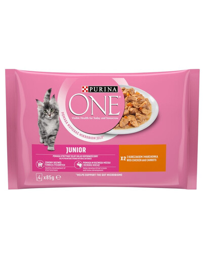 PURINA ONE Junior Poulet 4x85g