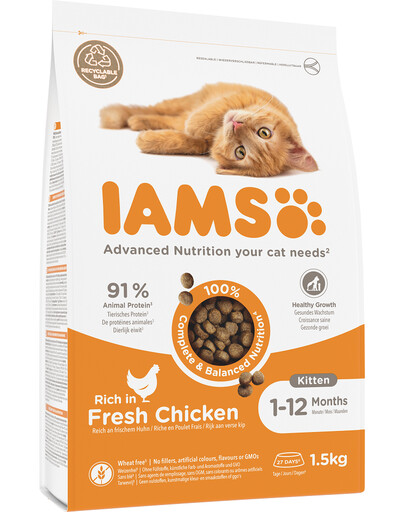 for Vitality Kitten Chicken 1,5 kg z kurczakiem dla kociąt