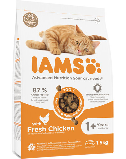 for Vitality Chicken karma dla dorosłych kotów z kurczakiem 1,5 kg
