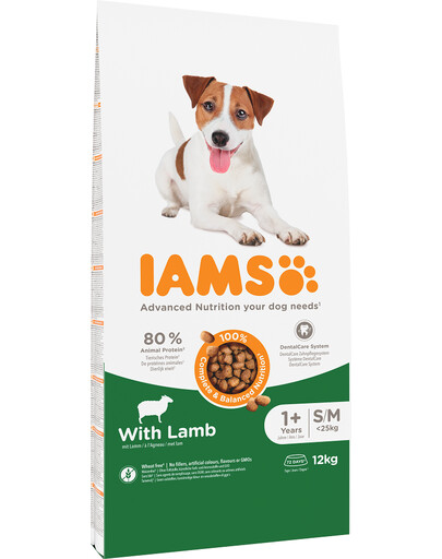 For Vitality Adult Small & Medium Breed Lamb 12 kg