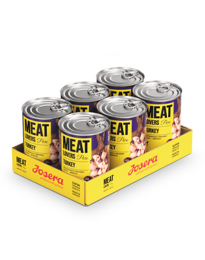 JOSERA Meatlovers Pure Indyk 6x400 g