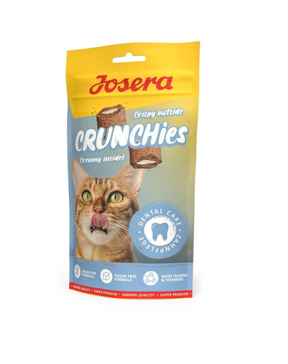 JOSERA Crunchies Dental 60 g friandises croustillantes pour chats pour les dents