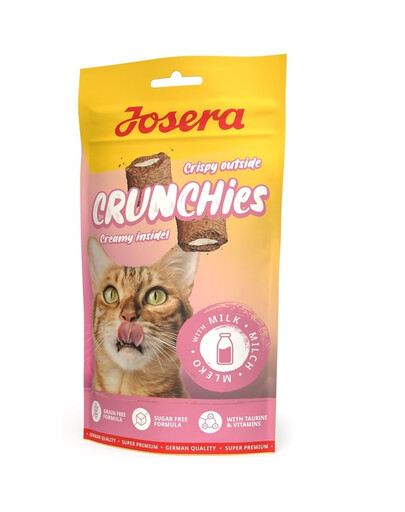 JOSERA Crunchies with Milk 60 g friandises croustillantes au lait pour chats