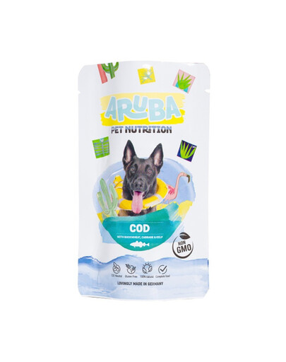 Dog Dorsz, kasza gryczana, kapusta i kelp 100 g