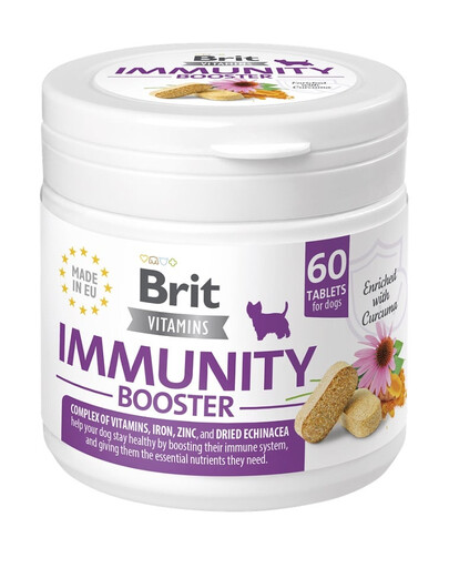 BRIT Vitamins Immunity Booster 120g (60tabl.) préparation pour chiens soutenant l'immunité naturelle