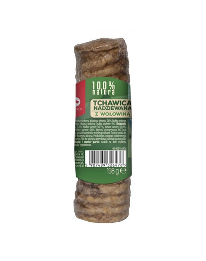 MACED MACED 100 % Natura Petite trachée farcie au bœuf pour chien 120 g