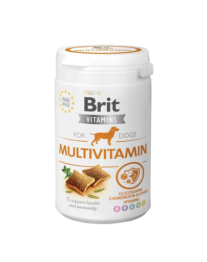 BRIT Vitamins Dog Multivitamin 150 g supplément pour chien soutenant le bien-être