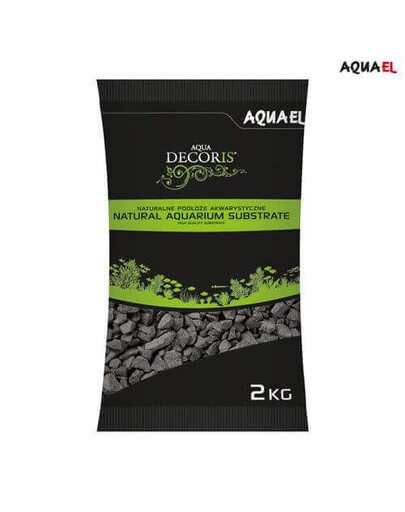 AQUAEL Gravier basaltique 2-4 mm 2kg
