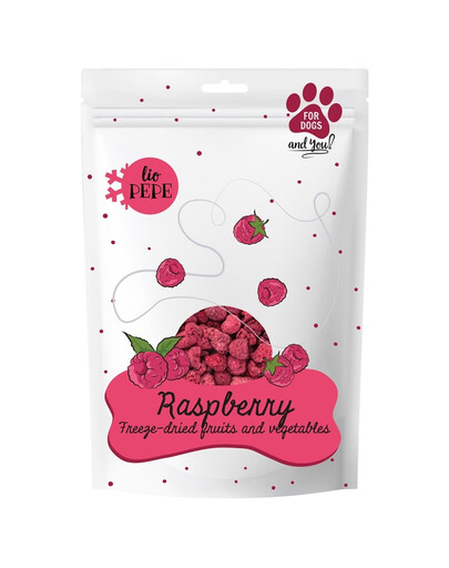 PAKA ZWIERZAKA PEPE Fruits lyophilisés framboise pour chien 15 g