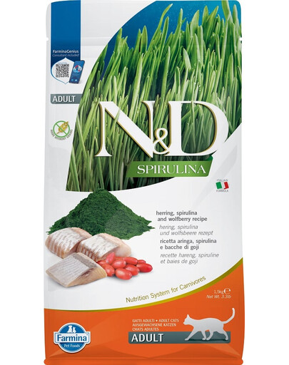 FARMINA N&D Spirulina Cat Adult Herring and Wolfberry 50g