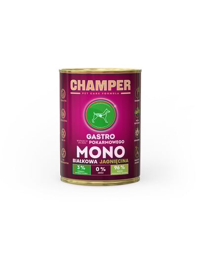 CHAMPER Gastro agneau monoprotéiné 400 g