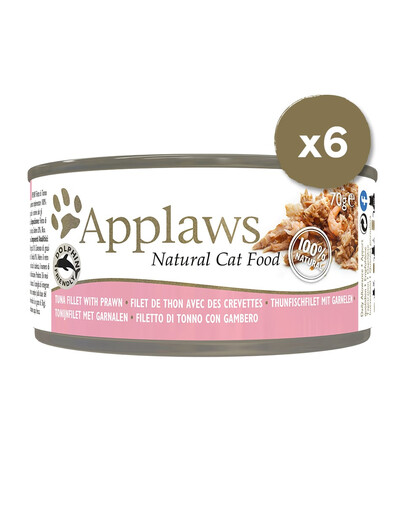 APPLAWS Puszki w bulionie dla kota 6 x 70 g
