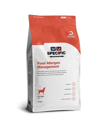 SPECIFIC Dog CDD Food Allergen Management 12 kg aliments pour chiens souffrant d'allergies alimentaires