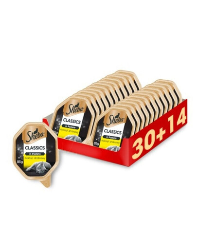 Classics in Pastete Koktajl Drobiowy 44 x 85g (30 + 14 gratis)