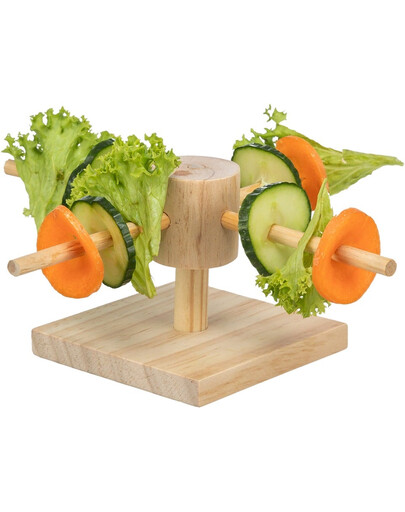 TRIXIE Carrousel d'alimentation pour rongeurs 22x8x22 cm