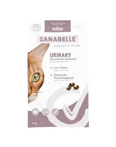 SANABELLE Urinary 2 kg pour chats ayant un système urinaire sensible