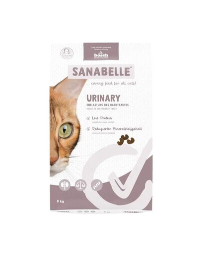 SANABELLE Urinary 8 kg pour chats ayant un système urinaire sensible