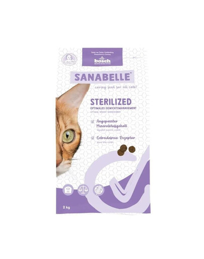 SANABELLE Sterilized 2 kg pour chats stérilisés