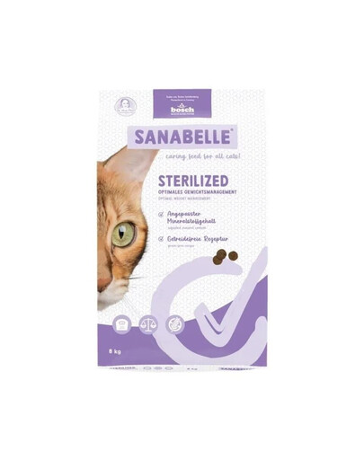 SANABELLE Stérilisé 8 kg pour chats stérilisés