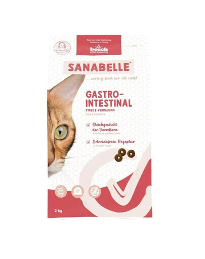 SANABELLE Gastrointestinal 2 kg pour chats ayant des problèmes intestinaux