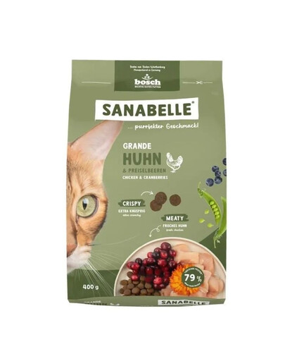 SANABELLE Grande Poulet 400 g pour chats de grandes races