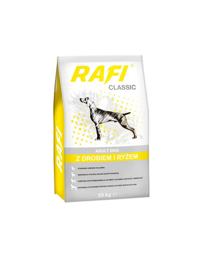 DOLINA NOTECI RAFI Classic nourriture sèche pour chien Volaille 10 kg