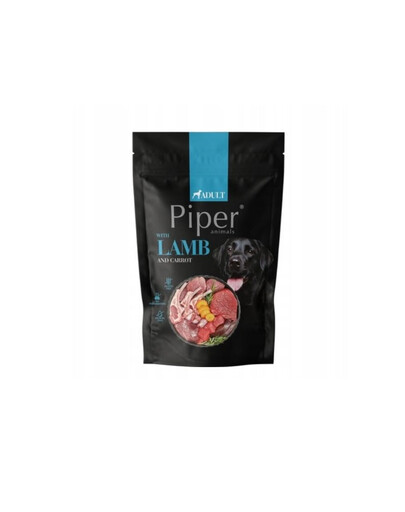 Piper dlaDOLINA NOTECI Piper pour chien avec de l'agneau et des carottes 500 g psa z jagnięciną marchewką 500 g