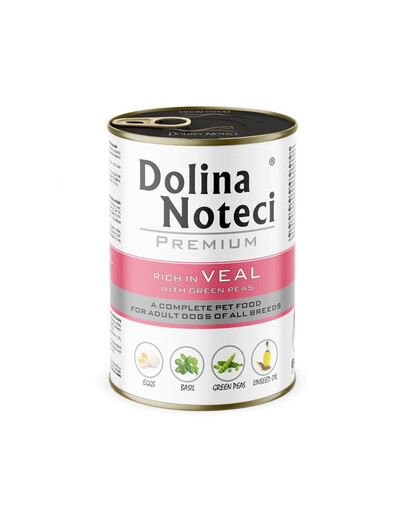 DOLINA NOTECI Premium Riche en veau avec petits pois 400 g
