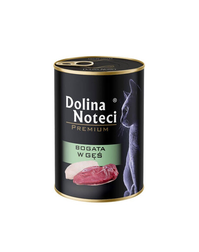 DOLINA NOTECI Premium Riche en oie pour chat 400 g