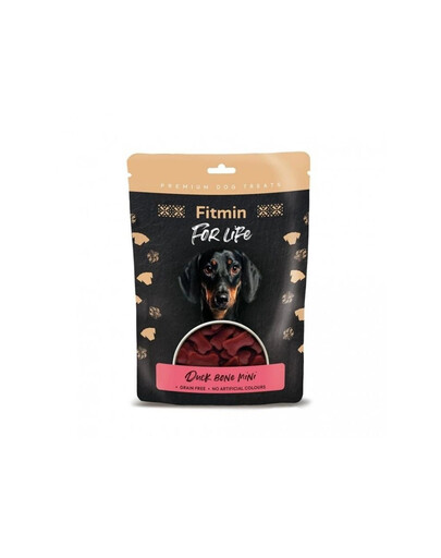 FITMIN For Life Duck bone Mini 70g friandises pour chiens en forme de petits os au canard
