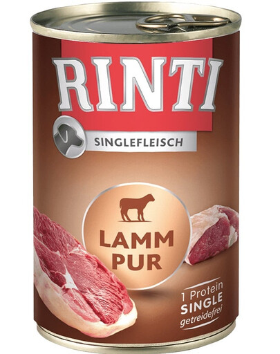 RINTI Singlefleisch Lamb Pure 400 g monoprotein agneau