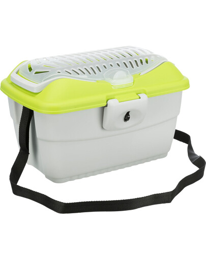 TRIXIE Transport Mini-capri 40x22x30 cm gris clair/vert