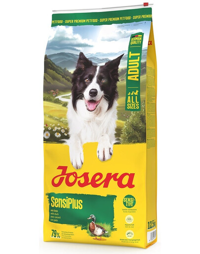 JOSERA SensiPlus pour chiens ayant un système digestif sensible 12,5kg