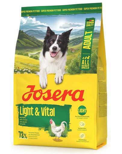 JOSERA Light Vital pour chiens soutenant le contrôle du poids corporel 3kg
