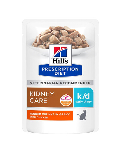 Prescription Diet Feline k/d Kidney Care Early Stage z kurczakiem 12x85 g