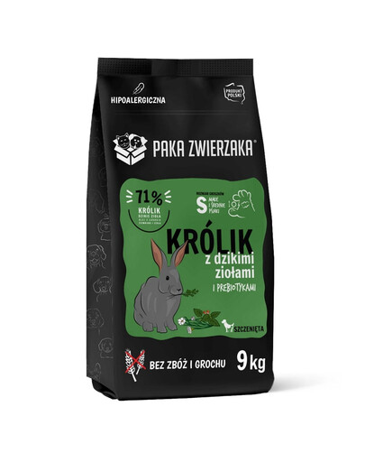 Seventh Heaven Karma sucha Królik z dzikimi ziołami dla szczeniąt 9 kg