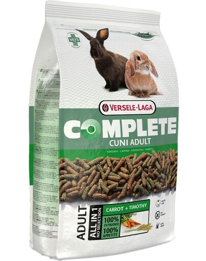 VERSELE-LAGA Aliment extrudé pour lapins Cuni Complete 1,75 kg + VERSELE-LAGA Foin de fléole des prés Timothy Hay 1 kg