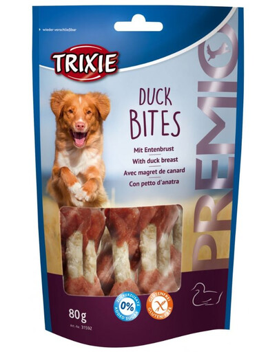 TRIXIE Premio Duck Bites au canard, 6 pièces