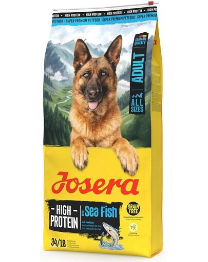 JOSERA High Protein Adult Sea Fish nourriture riche en protéines pour chiens 12,5kg