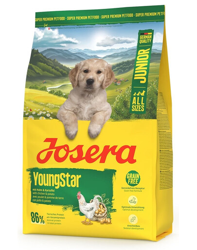 JOSERA YoungStar Croquettes sans céréales pour chiots 3kg