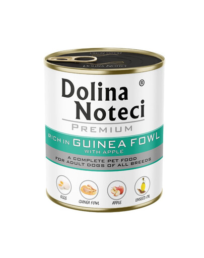 DOLINA NOTECI Premium Riche en pintade avec pomme 800 g