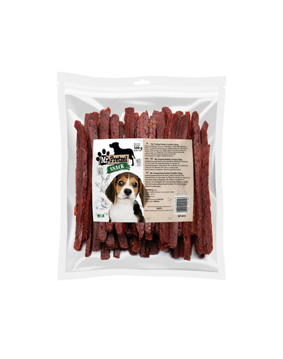 MR. PRETZEL Bâtonnets de lapin 500 g friandise pour chien
