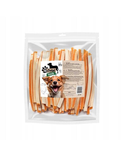 MR. PRETZEL Sandwichs au poulet et au poisson 500 g friandise pour chien