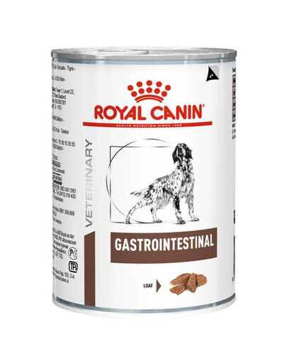 ROYAL CANIN Dog gastro intestinal: aliments humides pour chiens souffrant de troubles gastro-intestinaux 48 x 400 g
