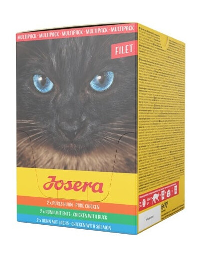 JOSERA Multipack Filet nourriture humide pour chats adultes 6x70 g