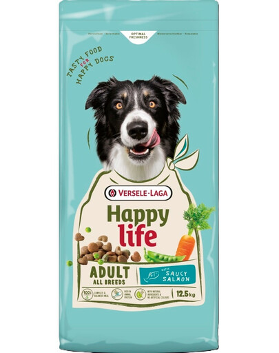 VERSELE-LAGA Happy Life Adult with Salmon 12,5kg nourriture pour chiens avec saumon