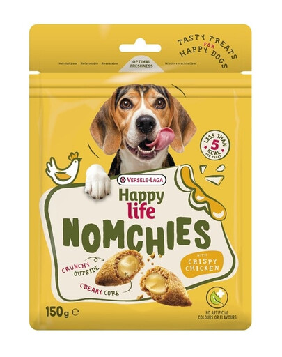 VERSELE-LAGA Happy Life Snack Nomchies Chicken 150g friandise soutenant l'immunité