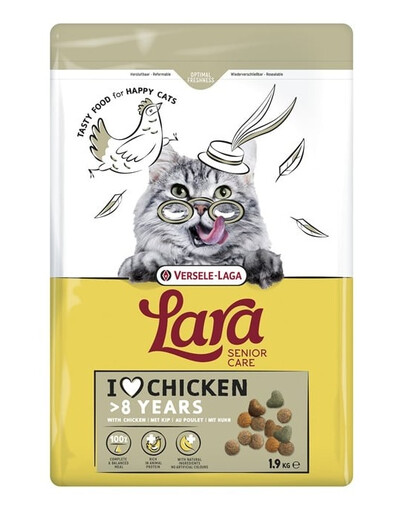 VERSELE-LAGA Lara Senior Chicken 1,9 kg nourriture pour chats âgés au poulet