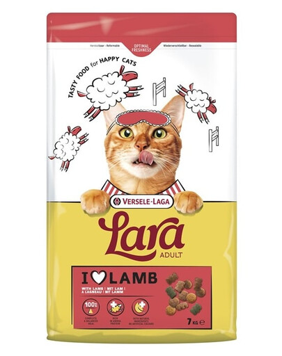 VERSELE-LAGA Lara Adult Lamb 7 kg nourriture pour chats à l'agneau
