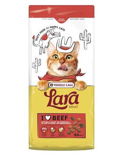 VERSELE-LAGA Lara Adult Beef 12,5 kg nourriture pour chats au boeuf